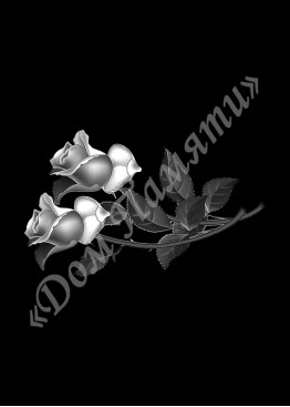 Ручная и машинная граверовка цветов, Цветы модель - ЦВТ074