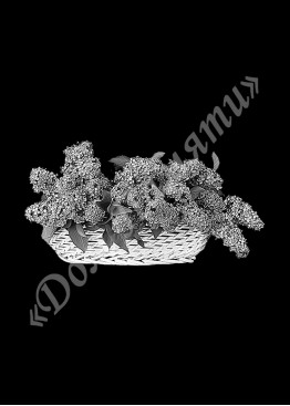 Ручная и машинная граверовка цветов, Цветы модель - ЦВТ084