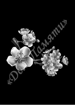 Ручная и машинная граверовка цветов, Цветы модель - ЦВТ100 Ручная и машинная граверовка цветов, Цветы модель - ЦВТ100