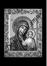 Ручная и машинная граверовка икон. Икона модель - ИКН006