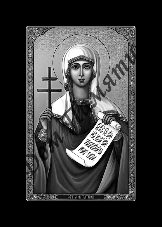 Ручная и машинная граверовка икон на граните - ИКН011