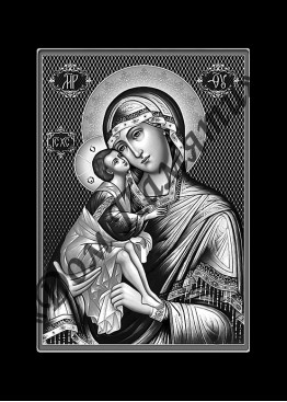 Ручная и машинная граверовка икон, Икона модель - ИКН025