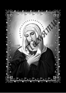 Ручная и машинная граверовка икон, Икона модель - ИКН033