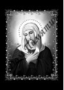 Ручная и машинная граверовка икон. Икона модель - ИКН033