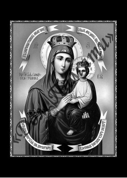 Ручная и машинная граверовка икон, Икона модель - ИКН034