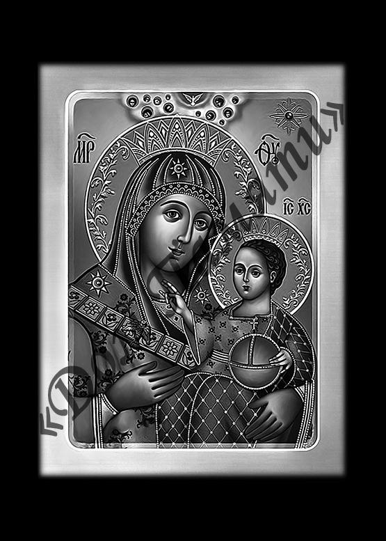 Ручная и машинная граверовка икон на граните - ИКН037