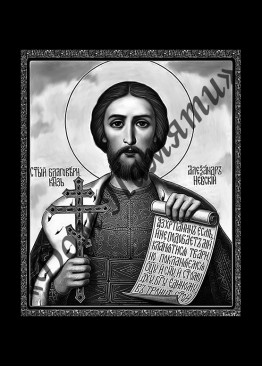 Ручная и машинная граверовка икон, Икона модель - ИКН044