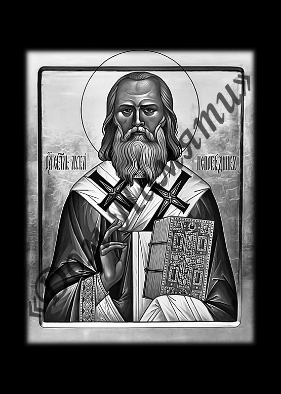 Ручная и машинная граверовка икон на граните - ИКН048