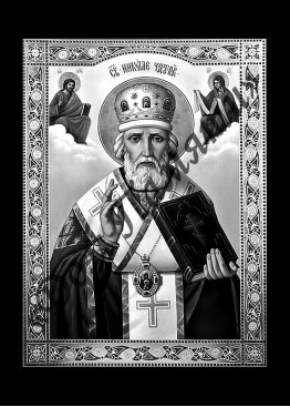 Ручная и машинная граверовка икон, Икона модель - ИКН059