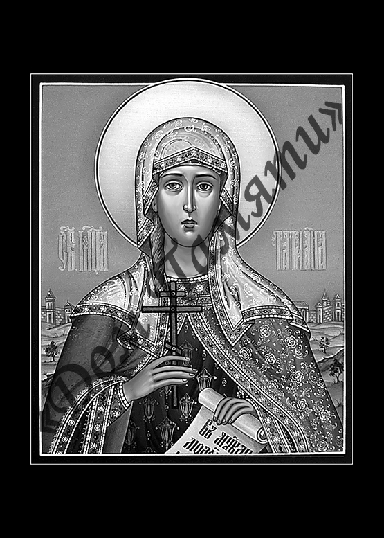 Ручная и машинная граверовка икон на граните - ИКН075