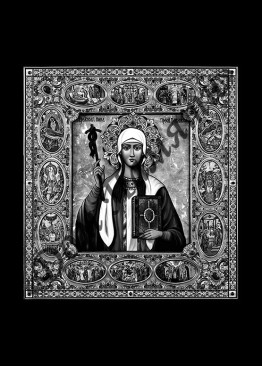 Ручная и машинная граверовка икон, Икона модель - ИКН084