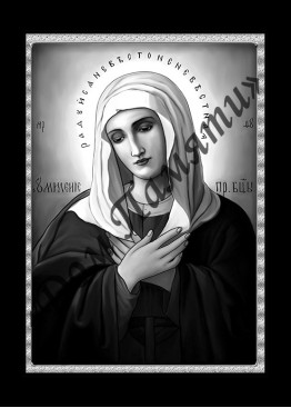 Ручная и машинная граверовка икон, Икона модель - ИКН091