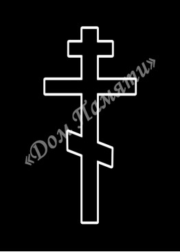 Ручная и машинная граверовка крестов, Крест модель - КРТ002