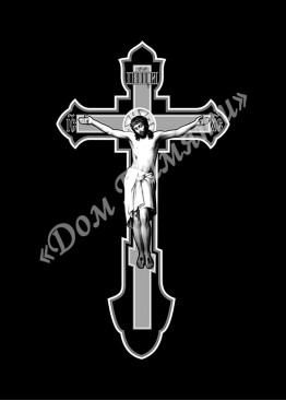 Ручная и машинная граверовка крестов, Крест модель - КРТ017