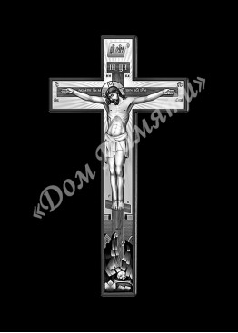 Ручная и машинная граверовка крестов, Крест модель - КРТ018