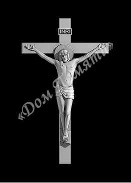 Ручная и машинная граверовка крестов, Крест модель - КРТ019