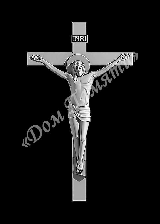 Ручная и машинная граверовка крестов на граните - КРТ019