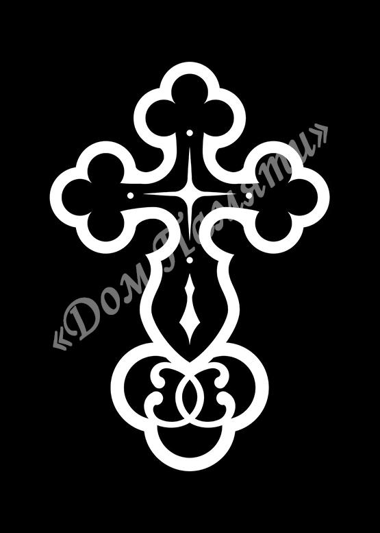 Ручная и машинная граверовка крестов на граните - КРТ032