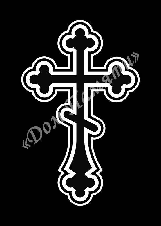 Ручная и машинная граверовка крестов на граните - КРТ064