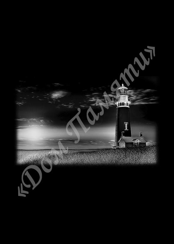 Ручная и машинная граверовка природы на граните - ПРР019