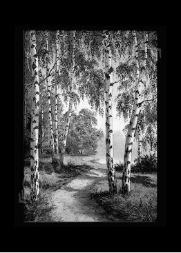 Ручная и машинная граверовка природы, Природа модель - ПРР026