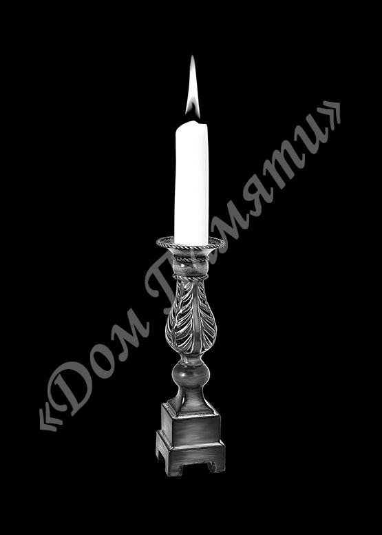 Ручная и машинная граверовка свечей на граните - СВЕ011