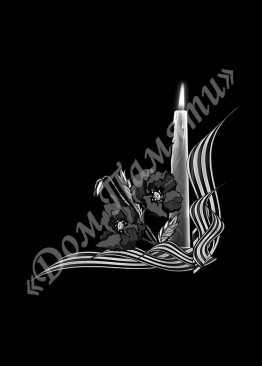 Ручная и машинная граверовка свечей, Свеча модель - СВЕ022 Ручная и машинная граверовка свечей, Свеча модель - СВЕ022