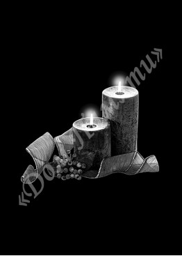 Ручная и машинная граверовка свечей, Свеча модель - СВЕ025 Ручная и машинная граверовка свечей, Свеча модель - СВЕ025