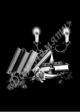 Ручная и машинная граверовка свечей, Свеча модель - СВЕ028 Ручная и машинная граверовка свечей, Свеча модель - СВЕ028