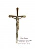 Крест католический с распятием для памятника. Модель — АКС001_1