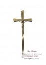 Крест католический с распятием для памятника. Модель — АКС006_1
