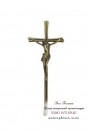 Крест православный с распятием для памятника. Модель — АКС009