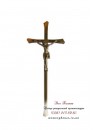 Крест православный с распятием для памятника. Модель — АКС010