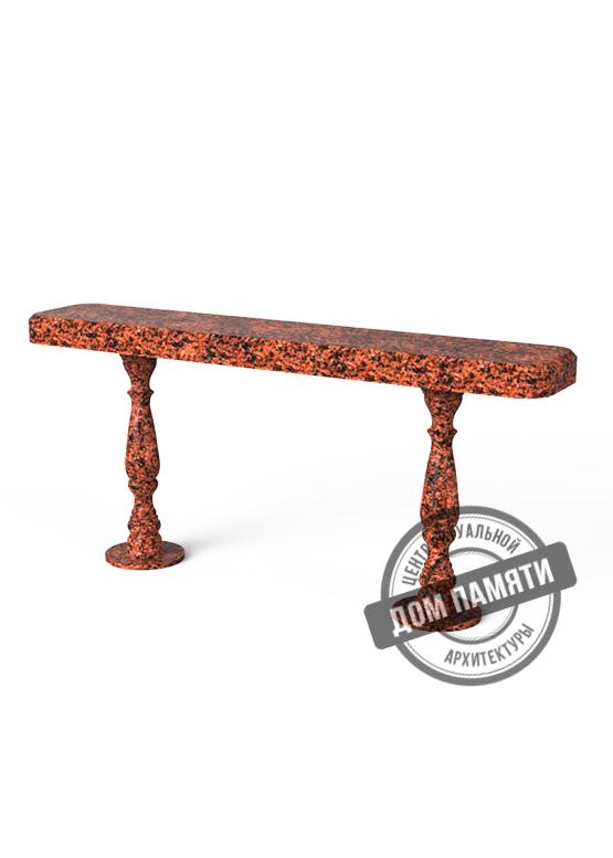 Модель лавки из гранита - ЛВК001