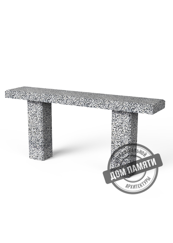 Модель лавки из гранита - ЛВК002