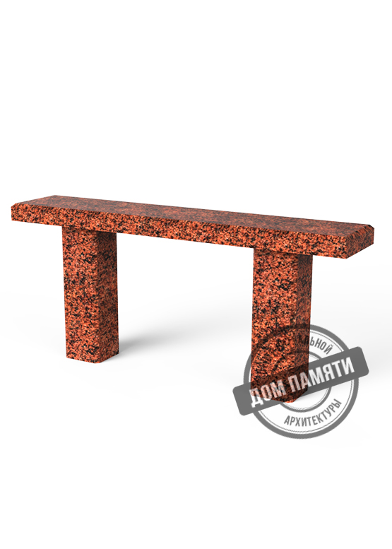 Модель лавки из гранита - ЛВК002