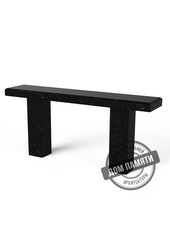 Модель лавки из гранита - ЛВК002