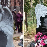 Памятник с ангелом №3